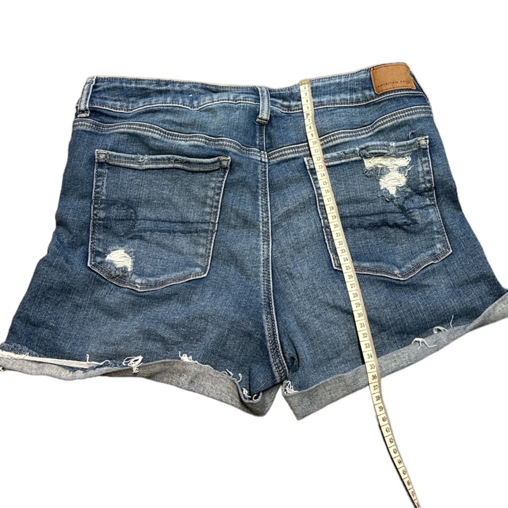 AMERICAN EAGLE HI-RISE SHORTIE,SIZE: 16 - Picture 2 of 5